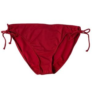 NEW Red Side Tie Bikini Bottoms